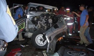 Dos muertos en accidente del Dakar con 2 taxis y auto de asistencia implicados
