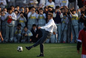 David Beckham se adueñó de Pekín (Fotos)