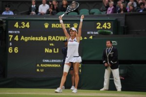 Radwanska supera a Na Li y se verá en semifinales con Lisicki