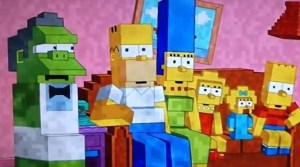 Los Simpsons versión Minecraft (Video)
