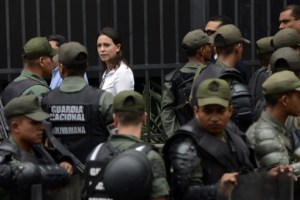 Las declaraciones de María Corina Machado antes de entrar a la Fiscalía (Video)