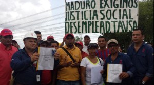 Extercerizados de Tavsa le piden a Maduro “justicia social” (Fotos)