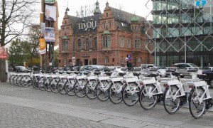 ¿Bicicletas públicas con tablets incluidas? Sí, solo en Dinamarca