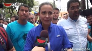 Esperanzador mensaje de María Corina Machado desde la marcha estudiantil (Video)