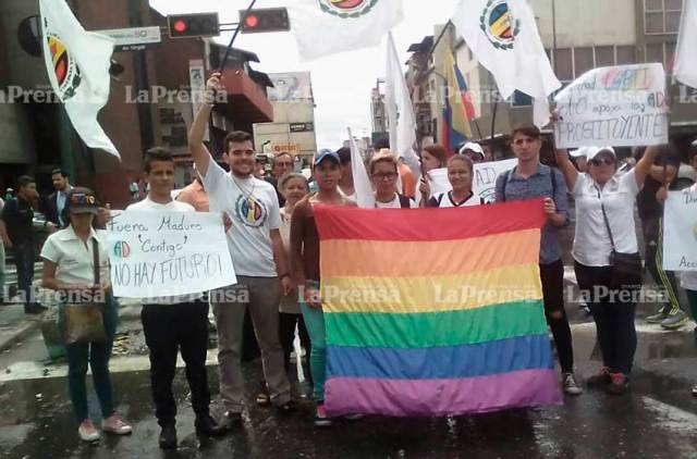 Foto: Comunidad Lgbti en Barquisimento marchó en rechazo a la constituyente / La Prensa Lara