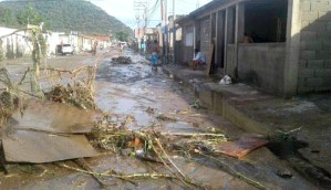 Al menos 400 familias afectadas por lluvias en Puerto Cabello