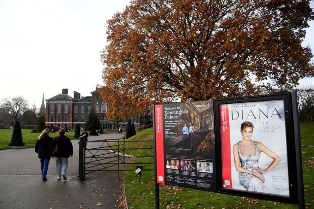 Britain's Kensington Palace, where Prince Harry and his fiance Meghan Markle will live when they are married, is seen in London, Britain November 27, 2017. REUTERS/Toby Melville
