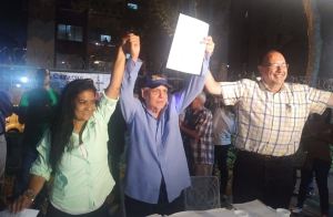 Candidatos opositores en Sucre firmaron acuerdo para lograr un abanderado unitario