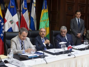 En Fotos: Así se encuentran reunidos gobierno, oposición y mediadores en República Dominicana