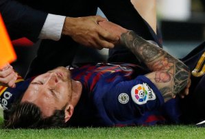 ¡Alarma en Barcelona! Messi se perderá el Clásico por su lesión en el brazo derecho