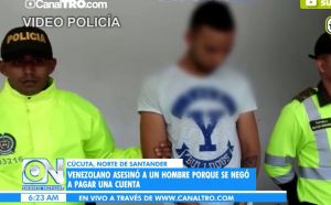 Venezolano asesinó a un hombre en Cúcuta porque se negó a pagar una cuenta (Video)