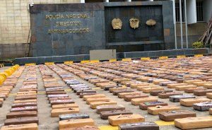 Incautaron en Colombia 3,8 toneladas de cocaína que iban a ser enviadas a Alemania