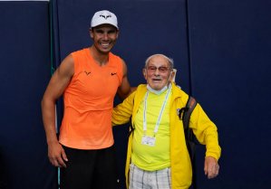 Leonid Stanislavsky, el tenista más veterano del mundo, cumplió su sueño de conocer a Rafael Nadal