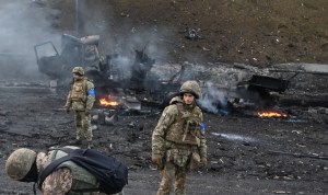 Kiev sufrió el peor bombardeo desde 1941, denunció el canciller de Ucrania