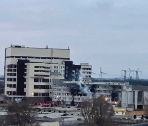 Las primeras imágenes de la central nuclear de Zaporiyia tras el ataque ruso