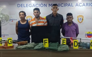 Detuvieron a cuatro integrantes de la banda “Los Verdes” en Payara, Portuguesa