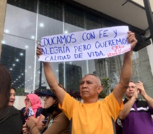 Gremio de la educación en Venezuela no calla ante la indiferencia del chavismo (VIDEO)