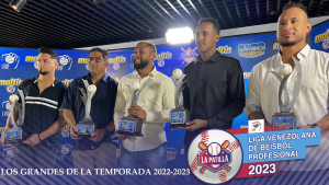 “Los Grandes de la Lvbp” recibieron premio a su destacado rendimiento en la temporada 2022-2023 (VIDEO)