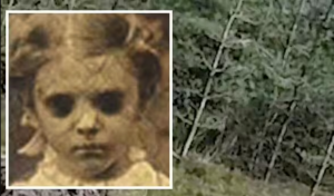 Captan con un drone al fantasma de “niña de ojos negros” que acecha en un bosque británico (Foto)