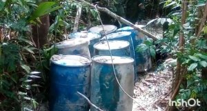 Desmantelan depósito de minería ilegal en el Parque Nacional Yapacana en Amazonas