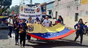 En Barinas marcharon en rechazo al régimen de Maduro y su estrategia de “satanizar” el magisterio