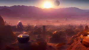 Las ciudades en Marte podrían construirse con un material resistente a partir de papas y polvo