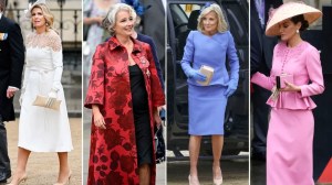 La alfombra real más impactante: todos los looks de la coronación de Carlos III