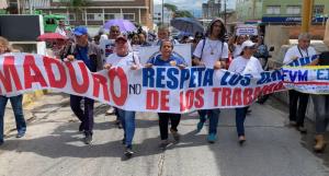 Uniformados impidieron llegada de marcha de empleados públicos a la Gobernación de Carabobo