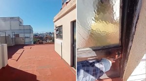 “Casi muero”: Se quedó encerrado en una terraza y tomó una decisión desesperada (VIDEO)