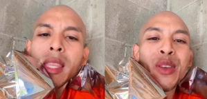 "Era jugando", dice Leito Oficial, rapado y a un paso de ser deportado por autoridades de EEUU (VIDEO)