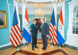EEUU y Paraguay aseguraron que están alineados en la política hacia Venezuela e Israel