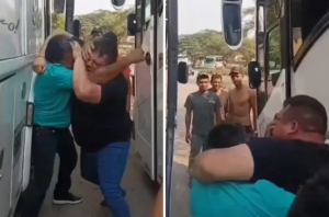 “¡Dele duro!”: venezolana desató pasiones en el Terminal de Cúcuta y dos conductores pelearon por su amor (VIDEO)